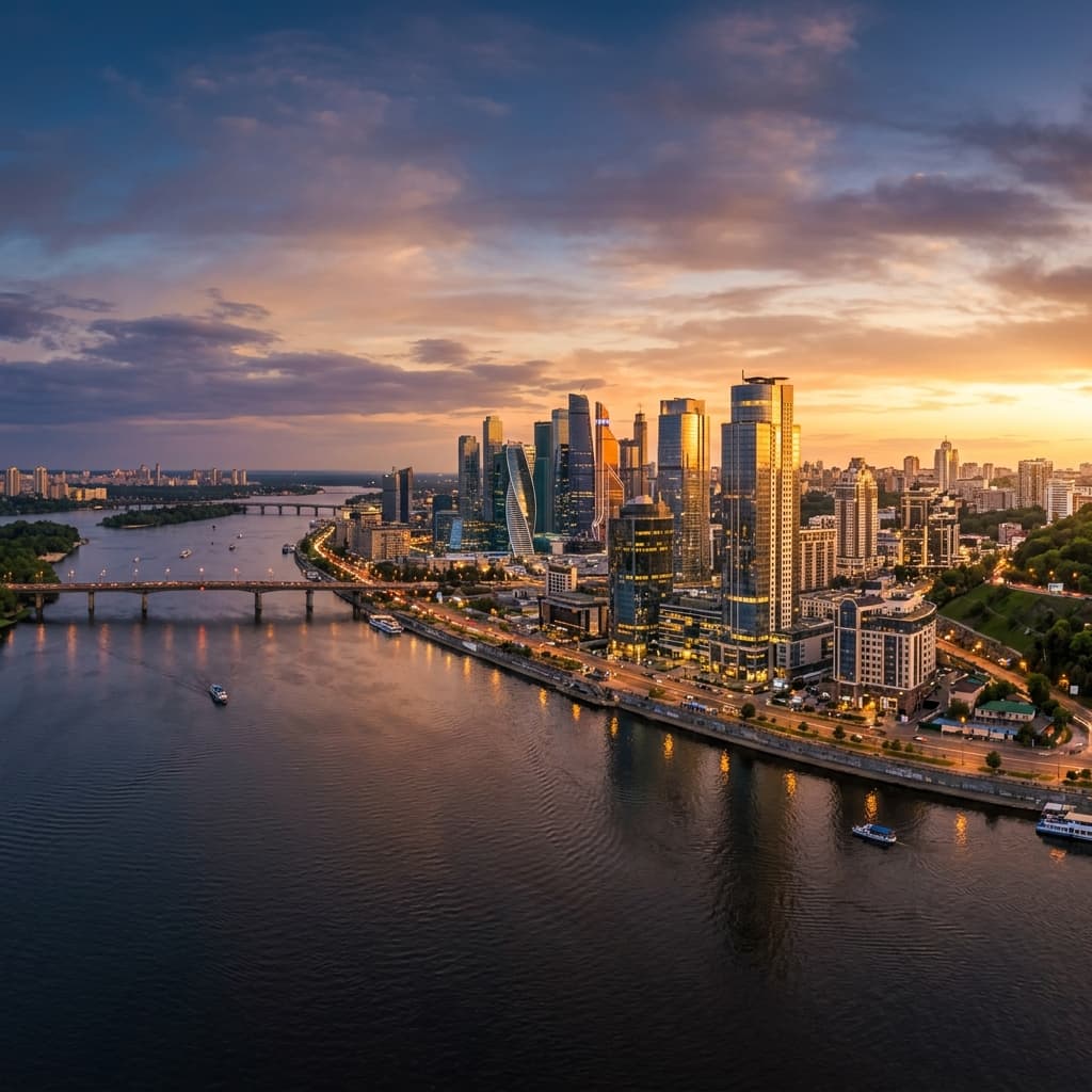 Kyiv luxury property investments skyline